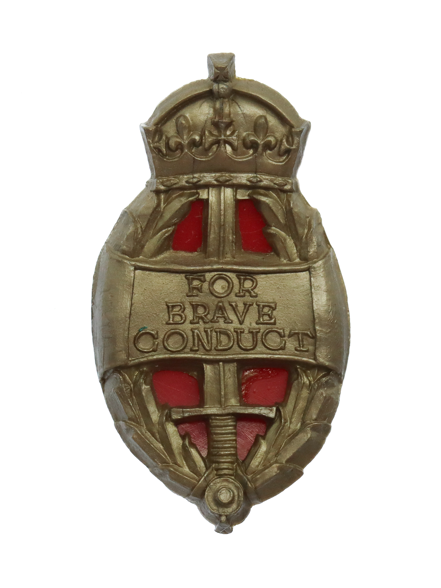 WW2 King's Commendation for Brave Conduct Plastic Badge