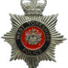 West Yorkshire Police Enamelled Helmet Plate - Queen's Crown