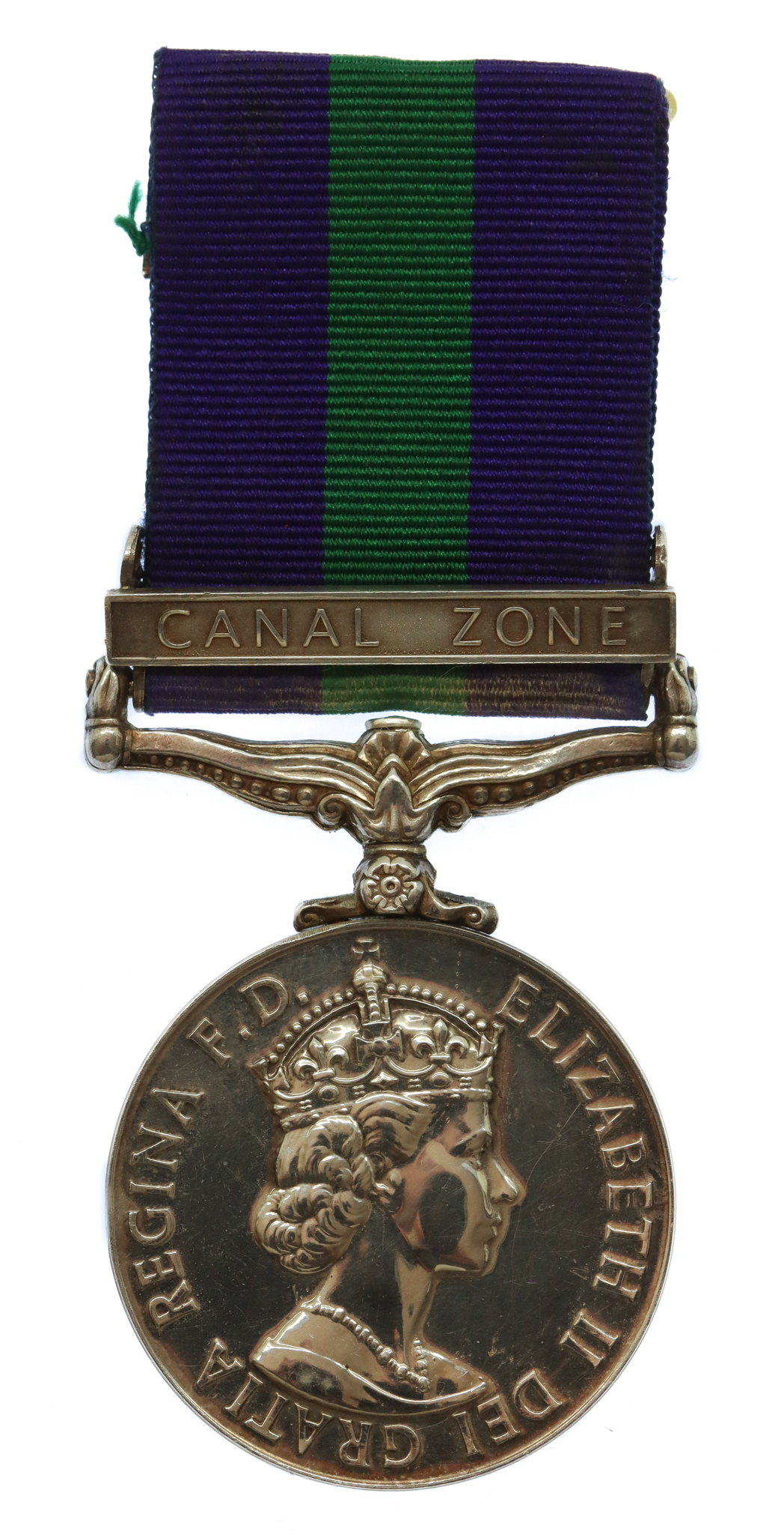 General Service Medal (Clasp - Canal Zone) - Pte. B. Harrison, East Lancashire Regiment
