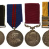 Queen's Sudan, 1911 Delhi Durbar, Edward VII LS&GC and Khedives Sudan (Clasps - The Atbara, Khartoum) Medal Group of Four - Pte. J. Moon, 1st Bn. Lincolnshire Regiment