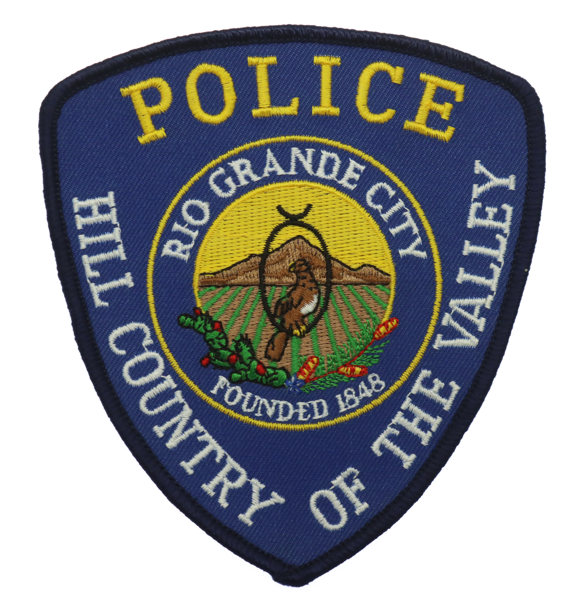 United States Rio Grande City Police Cloth Patch Badge