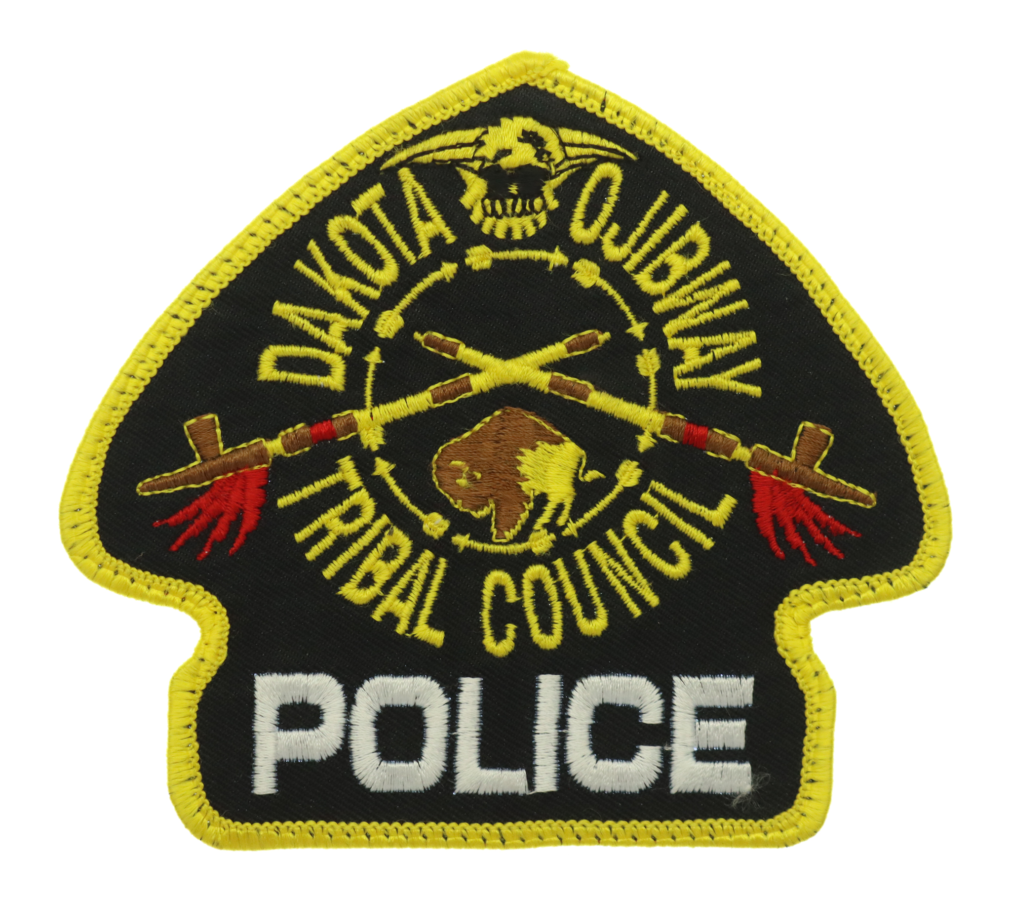 United States Dakota Ojibway Tribal Council Police Cloth Patch Badge