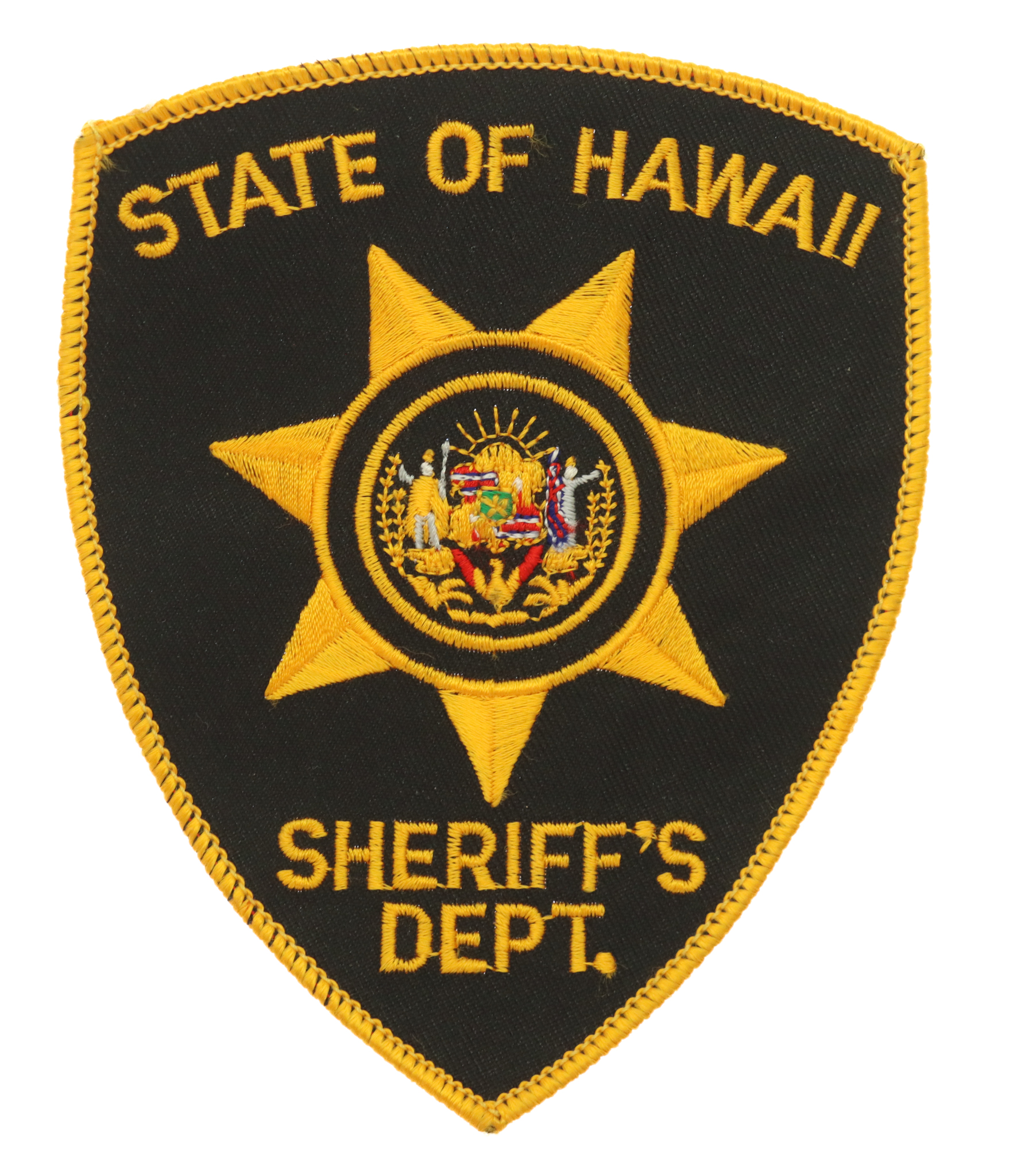 United States State of Hawaii Sheriff's Dept. Cloth Patch Badge