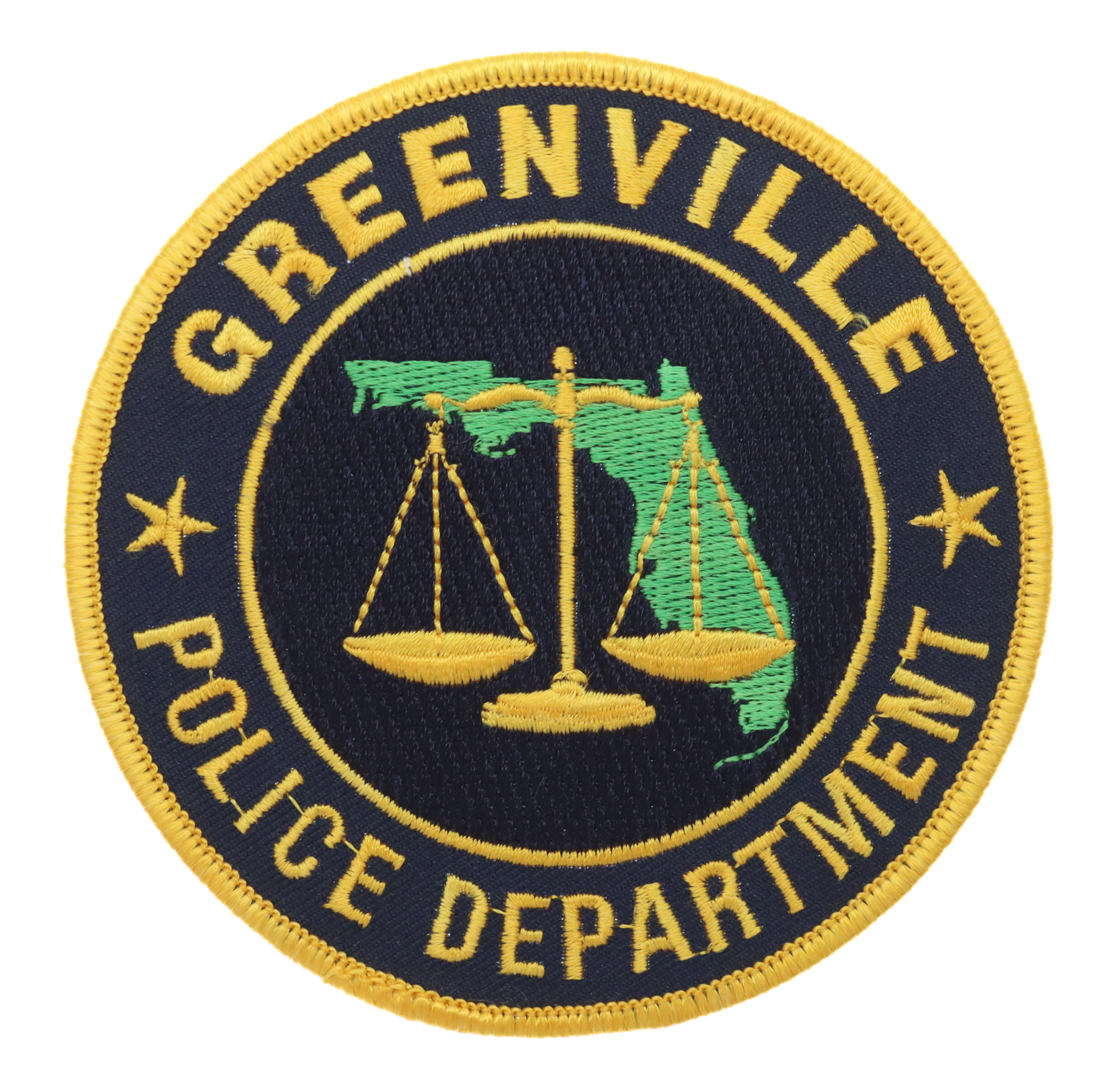United States Greenville Police Department Cloth Patch Badge