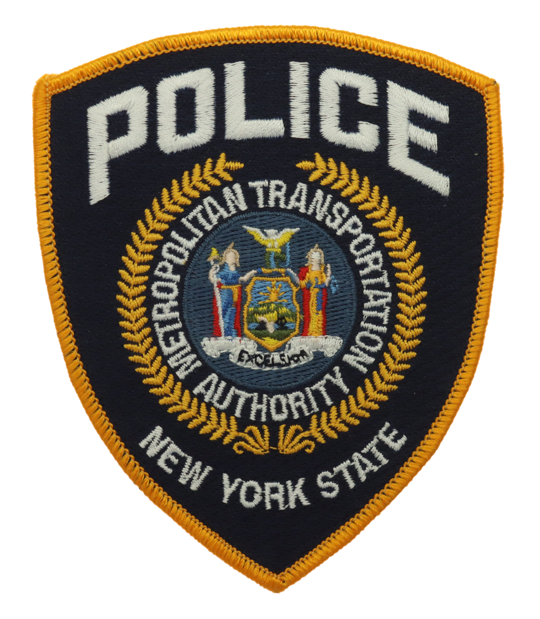 United States Metropolitan Transportation Authority New York State Police Cloth Patch Badge