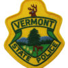 United States Vermont State Police Cloth Patch Badge