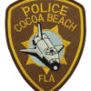 United States Cocoa Beach FLA Police Cloth Patch Badge