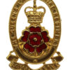 Queen's Lancashire Regiment Enamelled Cap Badge 