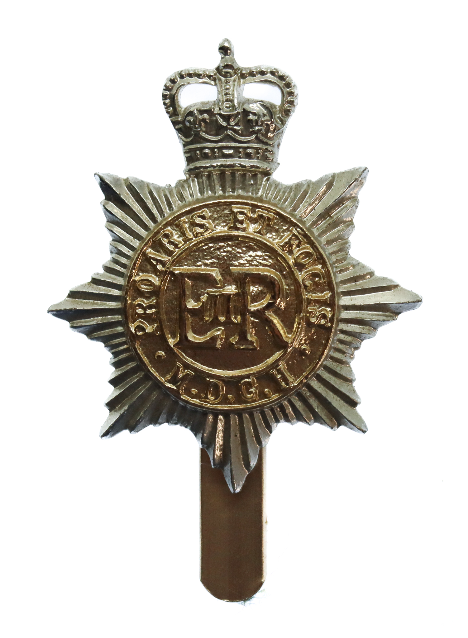 47th (Middlesex Yeomanry) Signal Squadron Anodised (Staybrite) Cap Badge