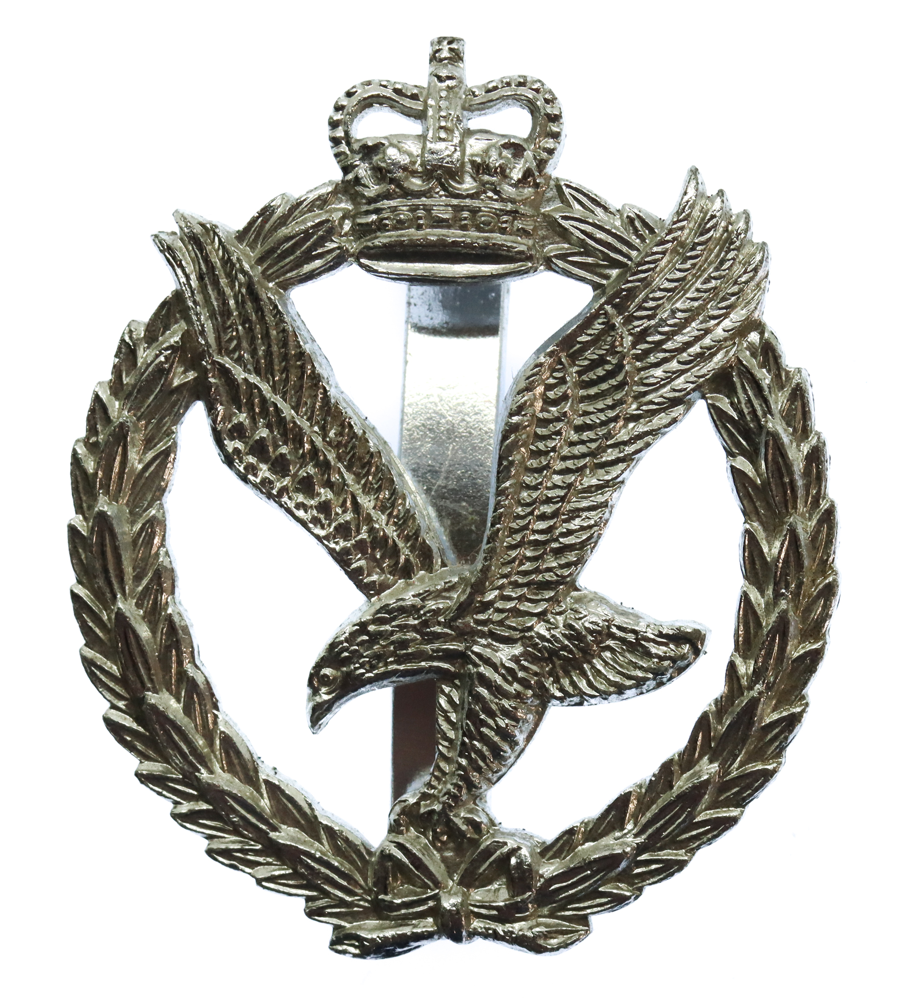 Army Air Corps Anodised (Staybrite) Cap Badge