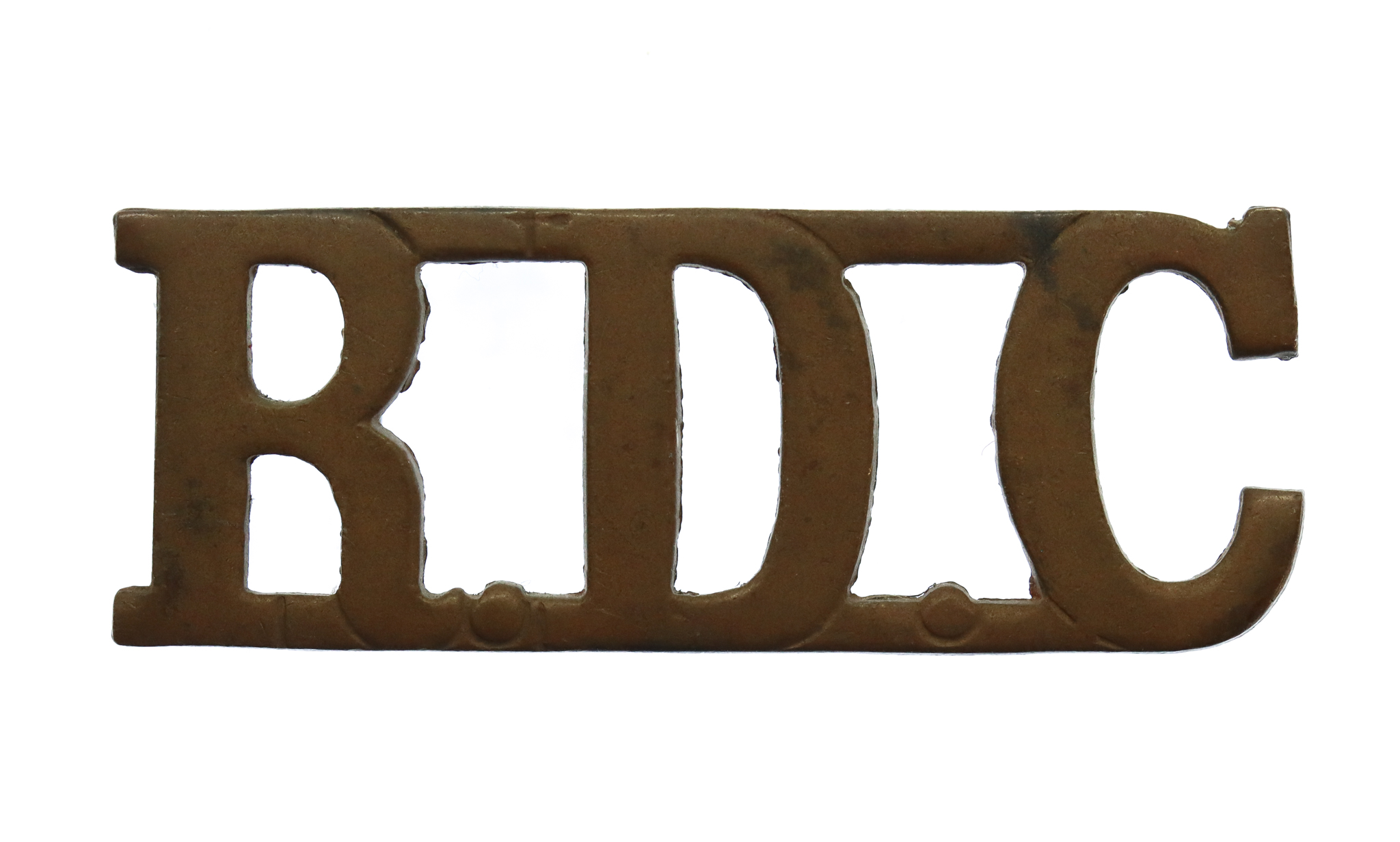Royal Defence Corps (R.D.C.) Shoulder Title