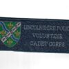 Lincolnshire Police Volunteer Cadet Corps Cloth Uniform Patch Badge