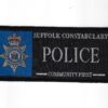 Suffolk Constabulary Police Cloth Uniform Patch Badge
