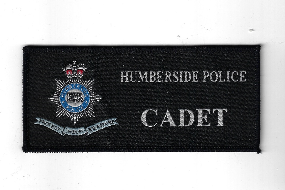 Humberside Police Cadet Cloth Uniform Patch Badge
