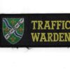 Traffic Warden (Lincolnshire) Cloth Uniform Patch Badge