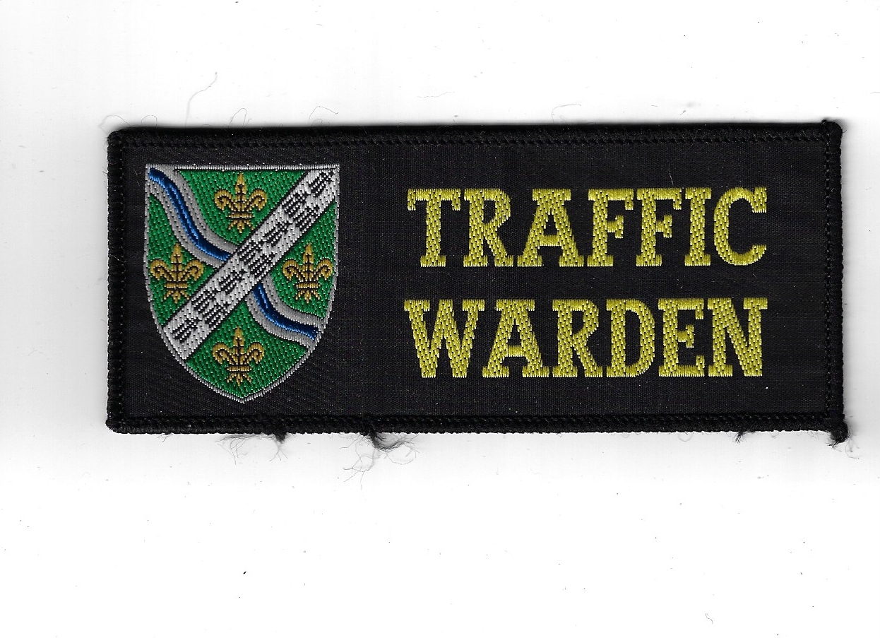 Traffic Warden (Lincolnshire) Cloth Uniform Patch Badge