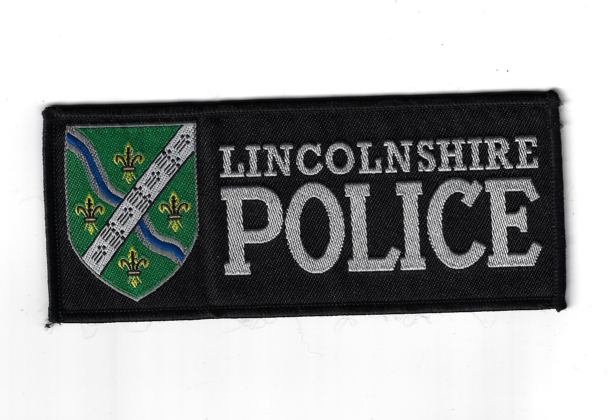 Lincolnshire Police Cloth Uniform Patch Badge