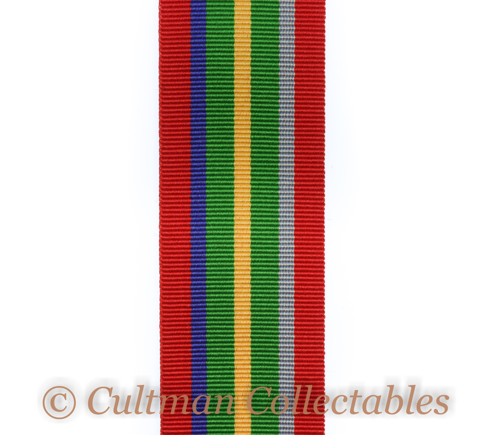 WW2 Pacific Star Medal Ribbon – Full Size