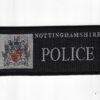 Nottinghamshire Police Cloth Uniform Patch Badge
