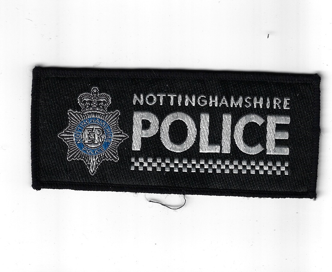 Nottinghamshire Police Cloth Uniform Patch Badge