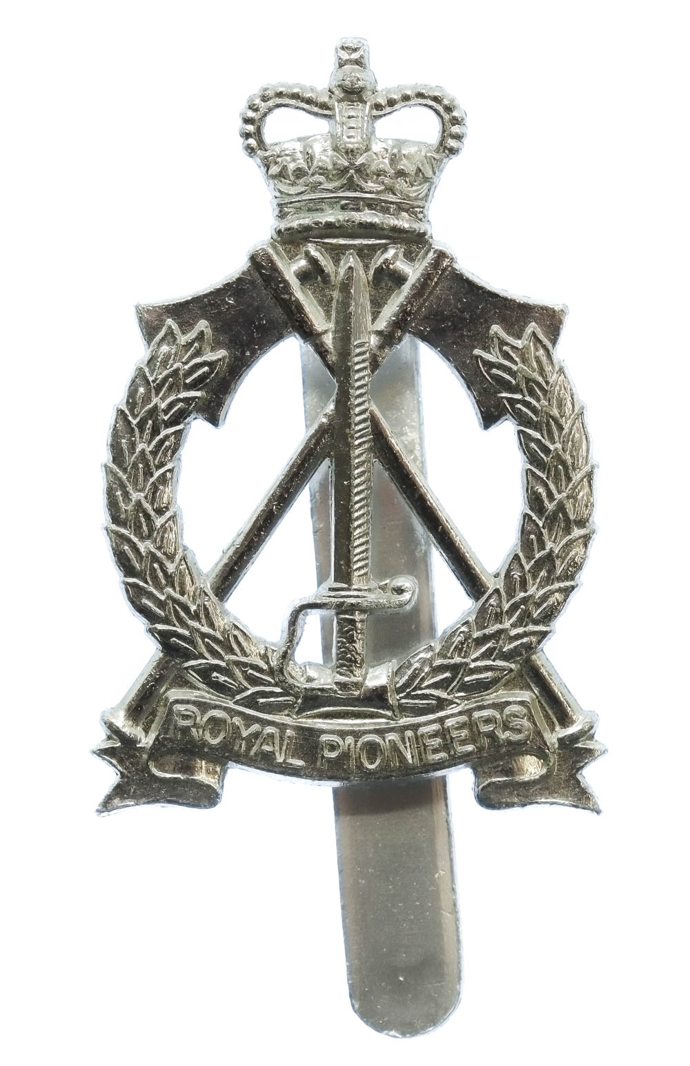 Royal Pioneer Corps Anodised (Staybrite) Cap Badge