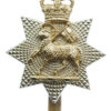 The Queen's Royal Surrey Regiment Anodised (Staybrite) Cap Badge