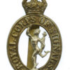 Royal Corps of Signals Cap Badge - King's Crown (1st Pattern)