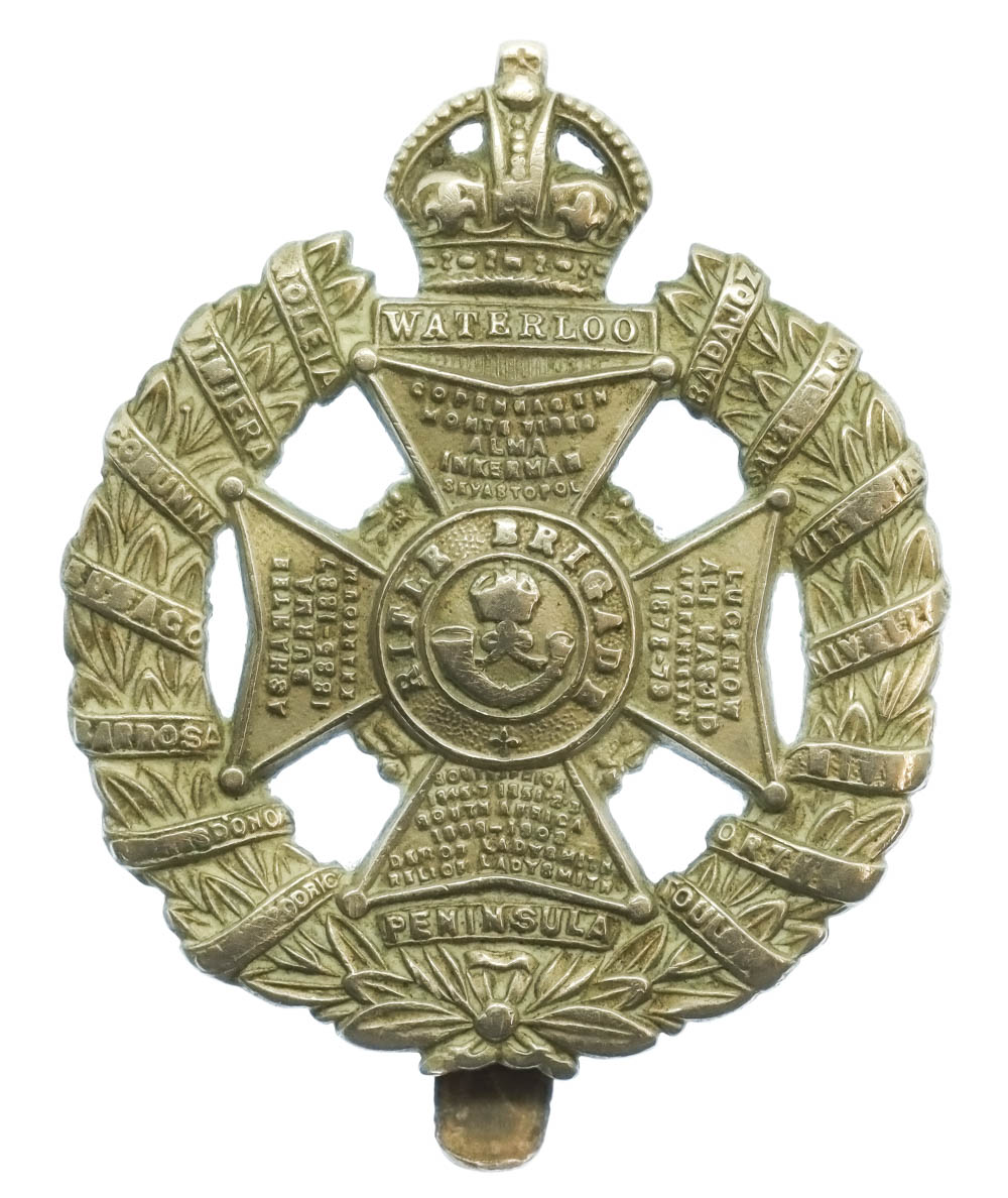 Rifle Brigade Cap Badge - King's Crown