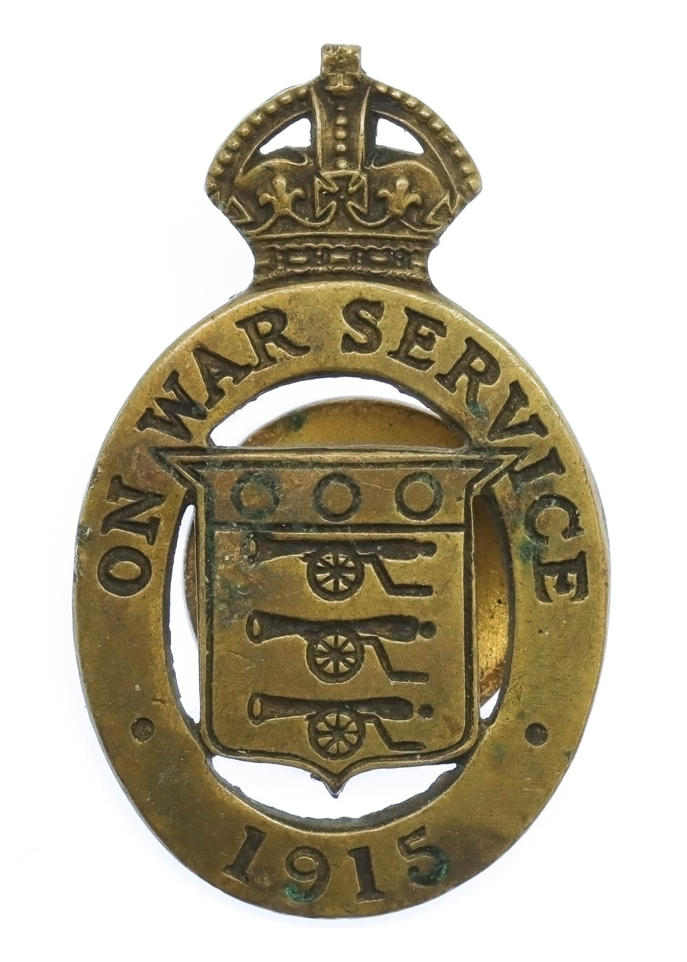 WW1 1915 On War Service Lapel Badge