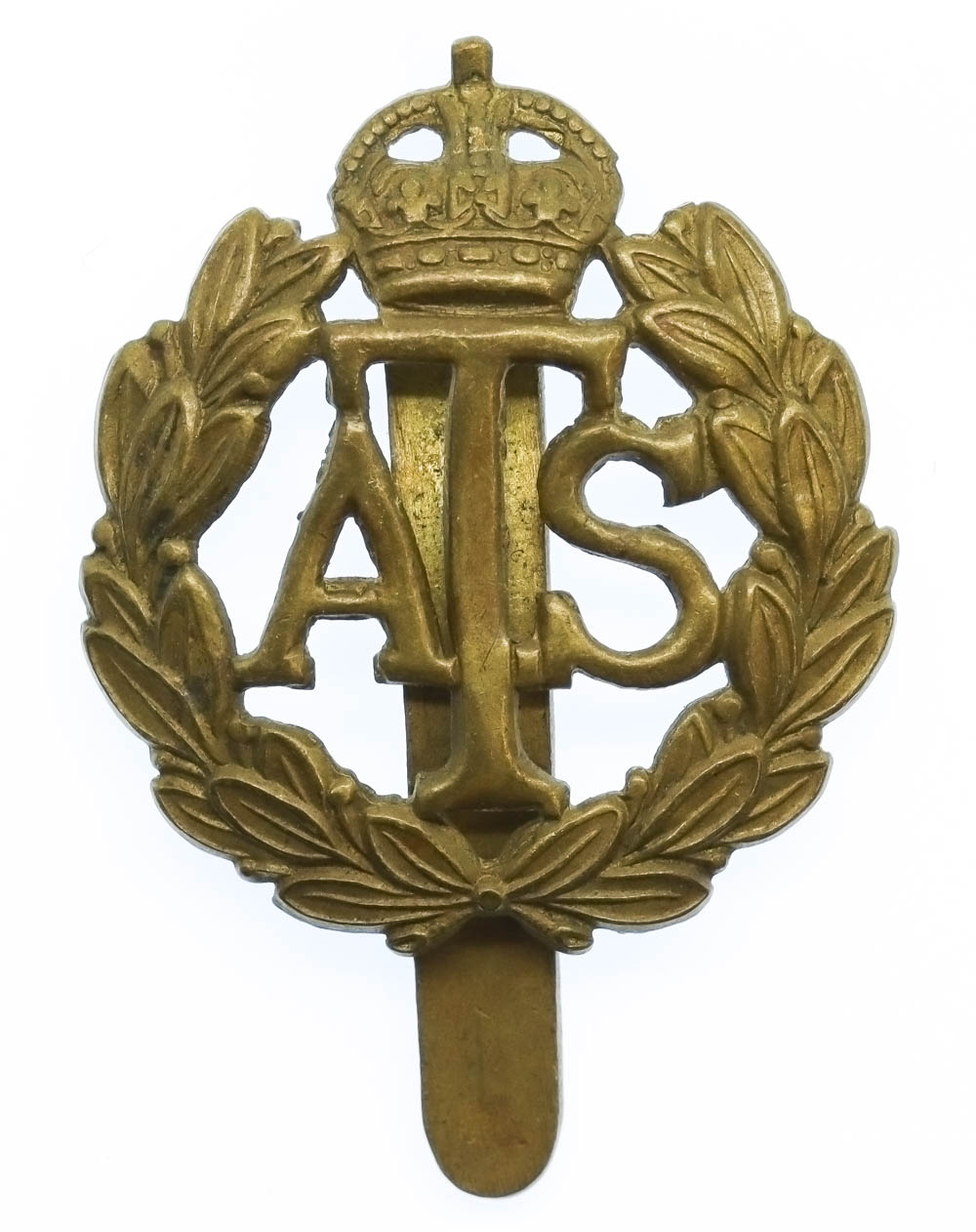 Auxiliary Territorial Service (A.T.S.) Cap Badge - King's Crown
