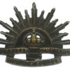 Australian Commonwealth Military Forces Slouch Hat Badge - King's Crown