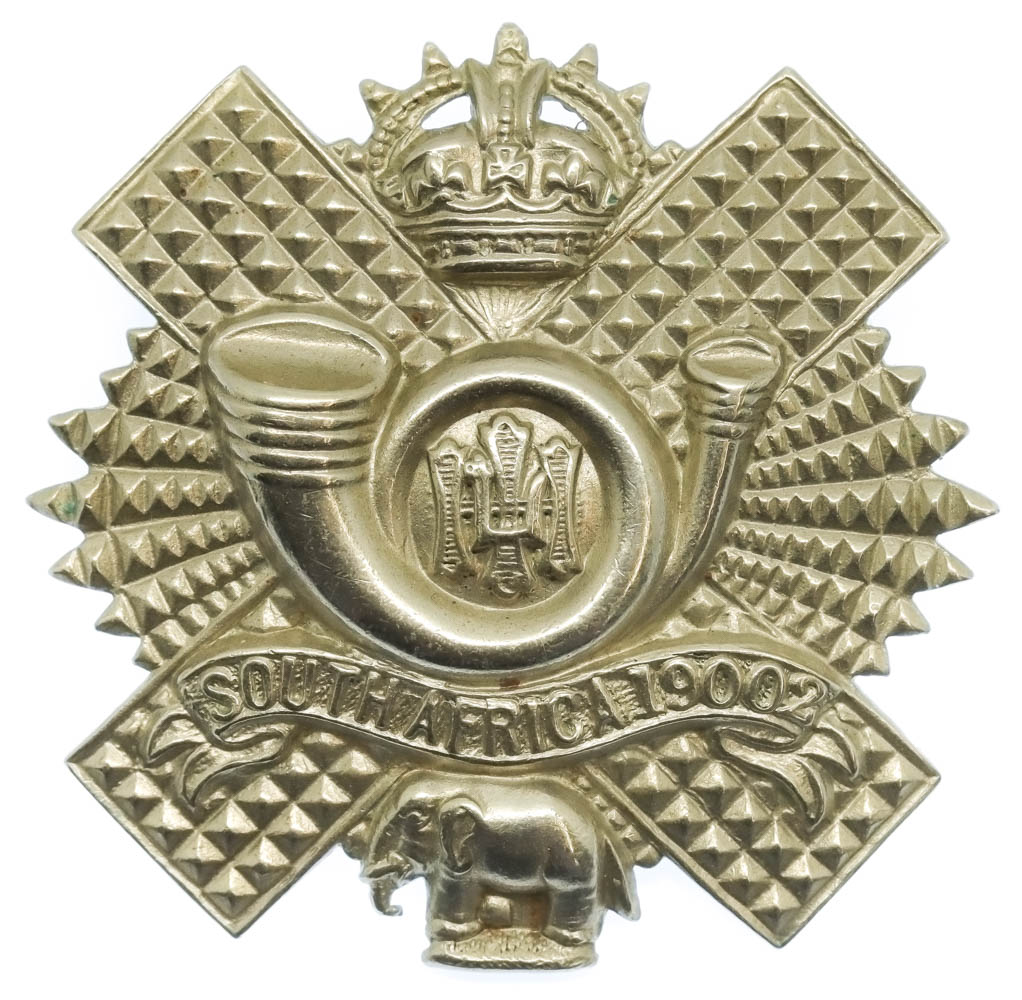 6th Bn. Highland Light Infantry (H.L.I.) Cap Badge - King's Crown