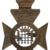16th County of London Bn. (Queen's Westminster Rifles) London Regiment Officer's Service Dress Cap Badge - King's Crown