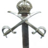 Army Physical Training Corps (A.P.T.C.) Chrome Cap Badge - King's Crown