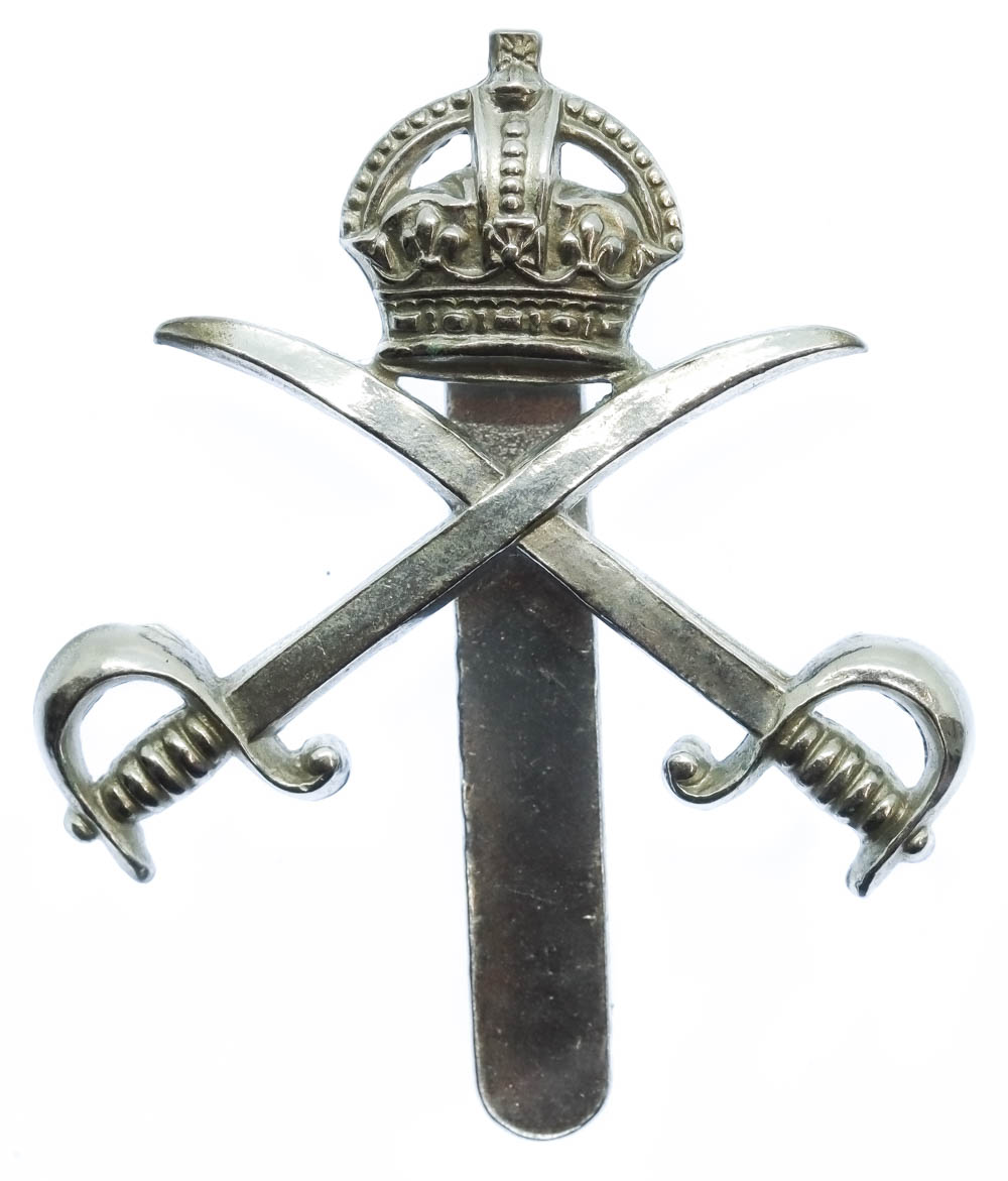 Army Physical Training Corps (A.P.T.C.) Chrome Cap Badge - King's Crown
