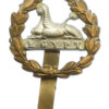 Gloucestershire Regiment Large Bi-metal Back Cap Badge