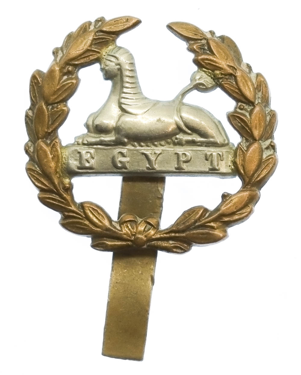 Gloucestershire Regiment Large Bi-metal Back Cap Badge