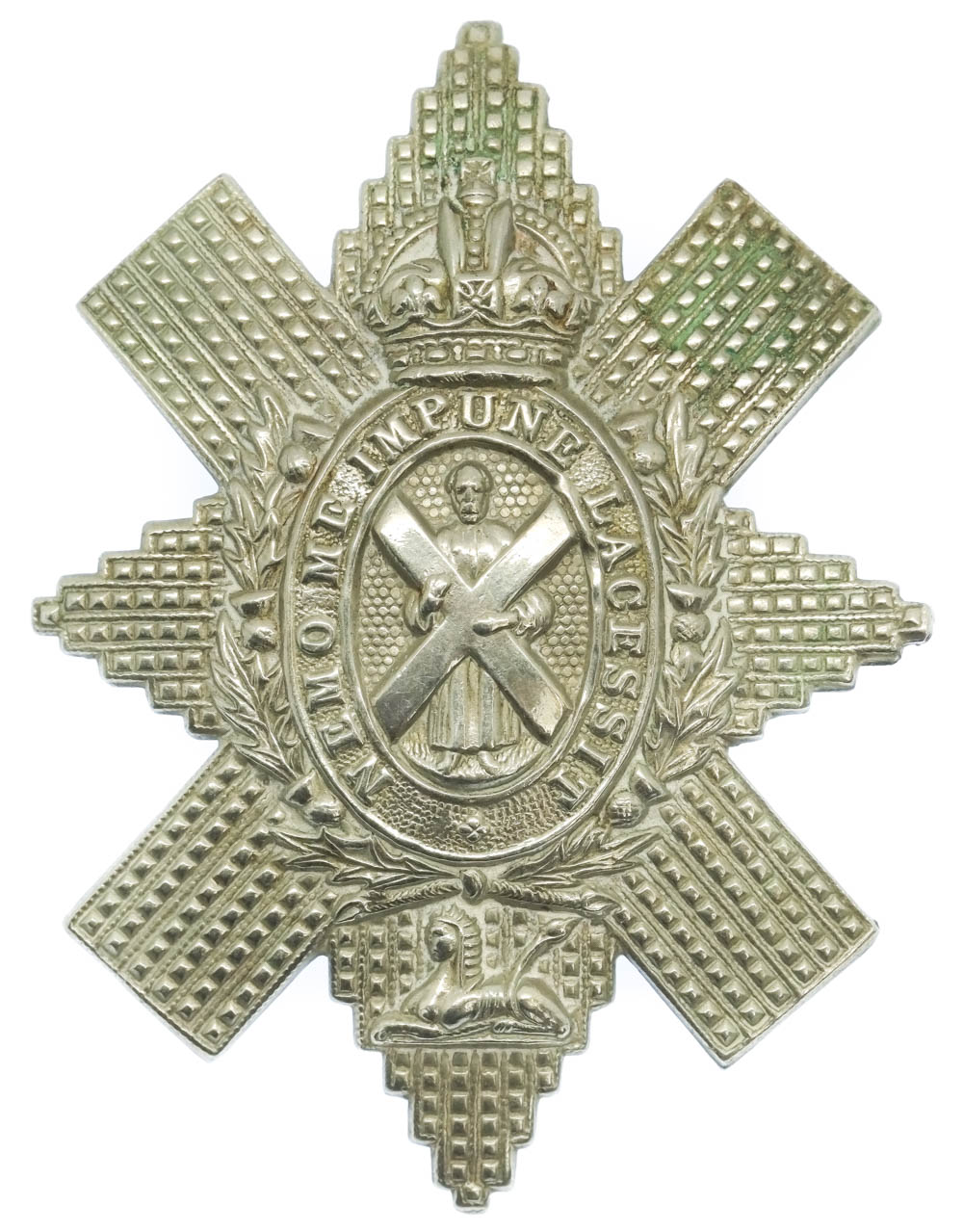 Black Watch (The Royal Highlanders) Cap Badge - King's Crown