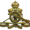 Royal Artillery (Revolving Wheel) Cap Badge - King's Crown