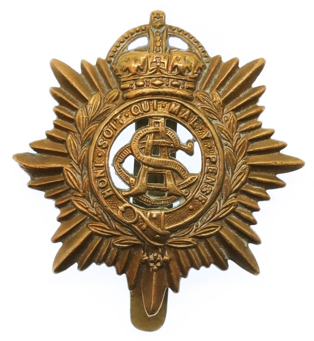 Army Service Corps (A.S.C.) Cap Badge - King's Crown