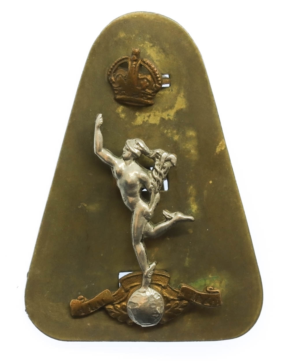 Royal Corps of Signals Cap Badge - King's Crown (2nd Pattern)