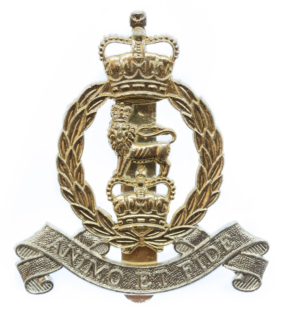 Adjutant General Corps Anodised (Staybrite) Cap Badge