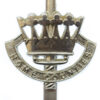 Home Counties Brigade Anodised (Staybrite) Cap Badge