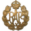 Royal Air Force (R.A.F.) Cap Badge - King's Crown