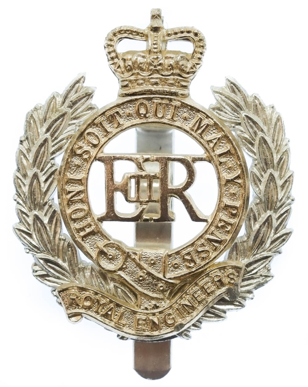 Royal Engineers Anodised (Staybrite) Cap Badge