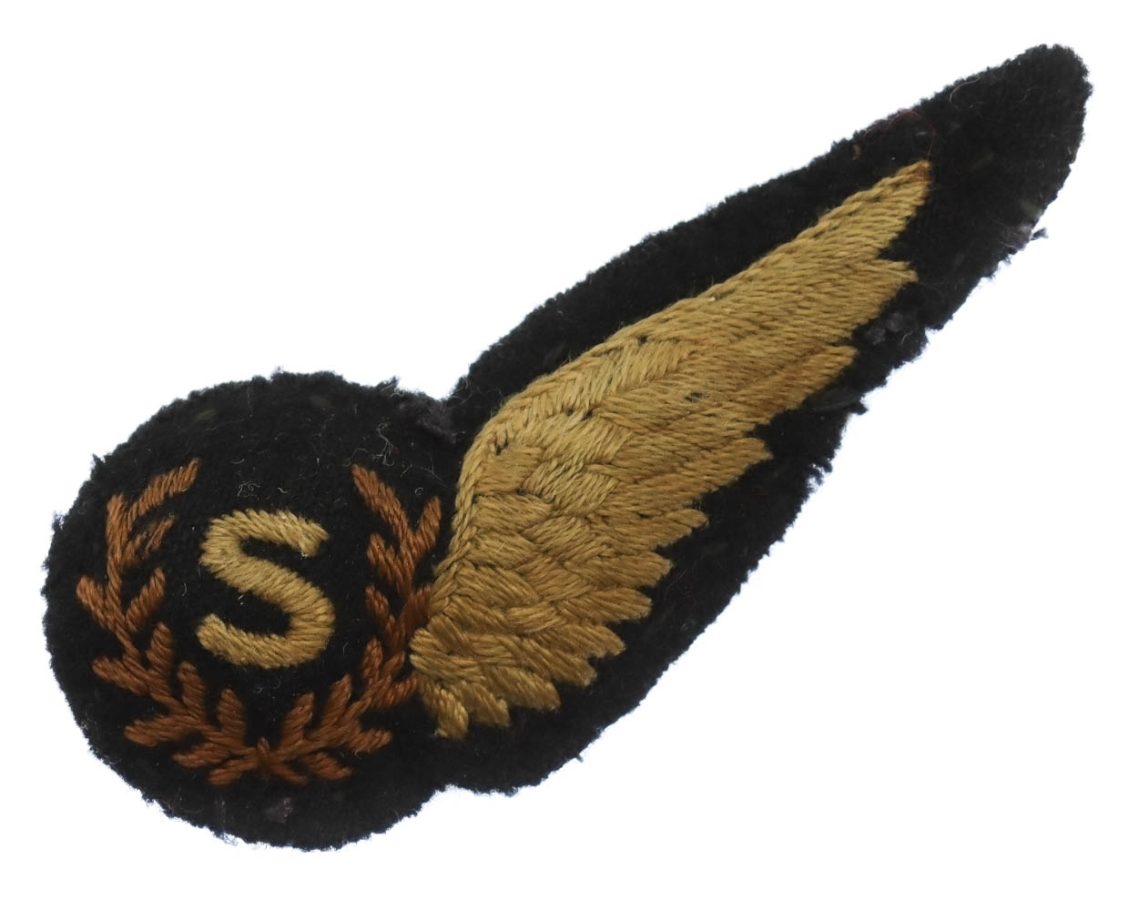 WW2 Royal Air Force (R.A.F.) Signallers Padded Aircrew Brevet
