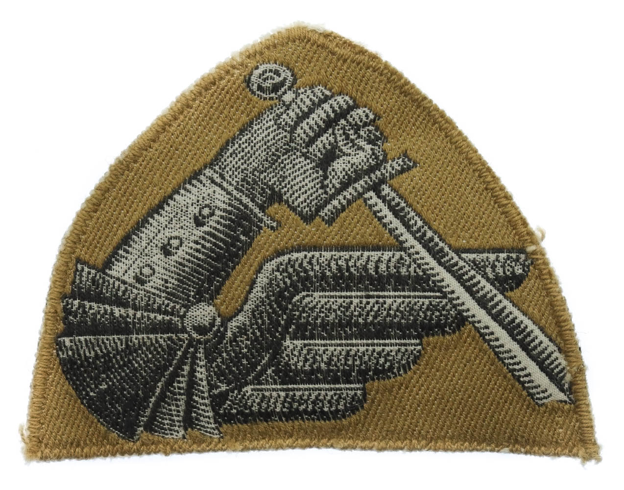 WW2 Polish 2nd (Warsaw) Armoured Division Cloth Formation Sign