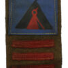 WW2 59th (Staffordshire) Division 197th Brigade Battle Dress Combination Formation Sign Insignia