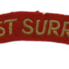 East Surrey Regiment (EAST SURREY) Cloth Shoulder Title