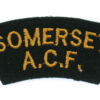 Somerset Army Cadet Force (SOMERSET/A.C.F.) Cloth Shoulder Title